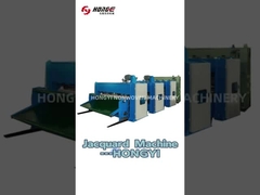 Una máquina de Jacquard en acción