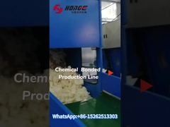 ¿Qué es la línea de producción de wadding unido por rociado?