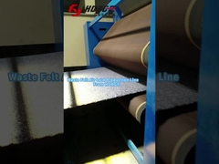 ¿Qué es la línea de producción de fieltro de residuos?