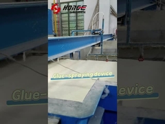 ¿Cómo funciona el dispositivo de pulverización de pegamento en la línea de producción de vatios unidos por pulverización?