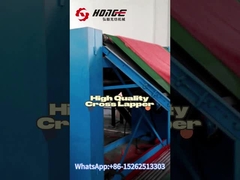 ¿Cómo se hace el lapper cruzado para maquinaria no tejida?