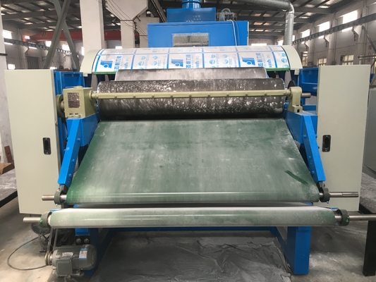sola máquina de cardado de la fibra del cilindro del 1.5m para las lanas