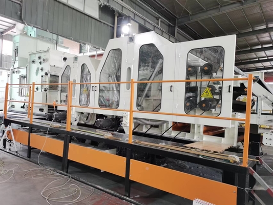100 m/min Nuevo diseño Máquina de cartonado de doble cilindro de alta velocidad para lana