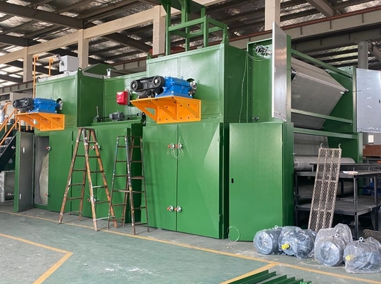 Máquina de secado de alfombras de geotextiles no tejidos