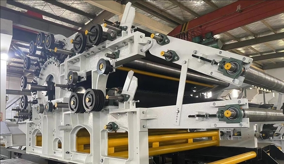 2.3m ancho de trabajo máquina de cartado no tejido cilindro único y doble estructura de Doffer