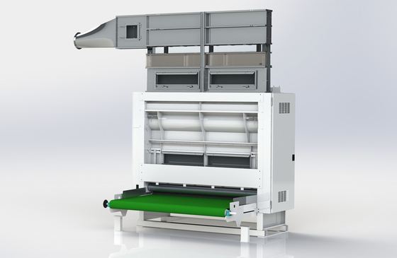 Máquina de alimentación vibrante no tejida de la tarjeta neumática del alimentador de la tolva 240 para la tela