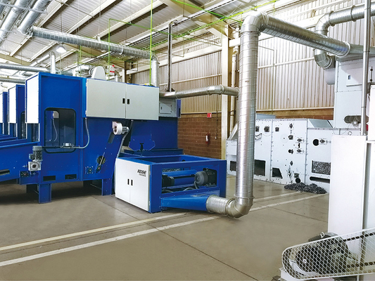 Línea de producción de geotextil de PP de costura aguja perforando máquina no tejida totalmente automática