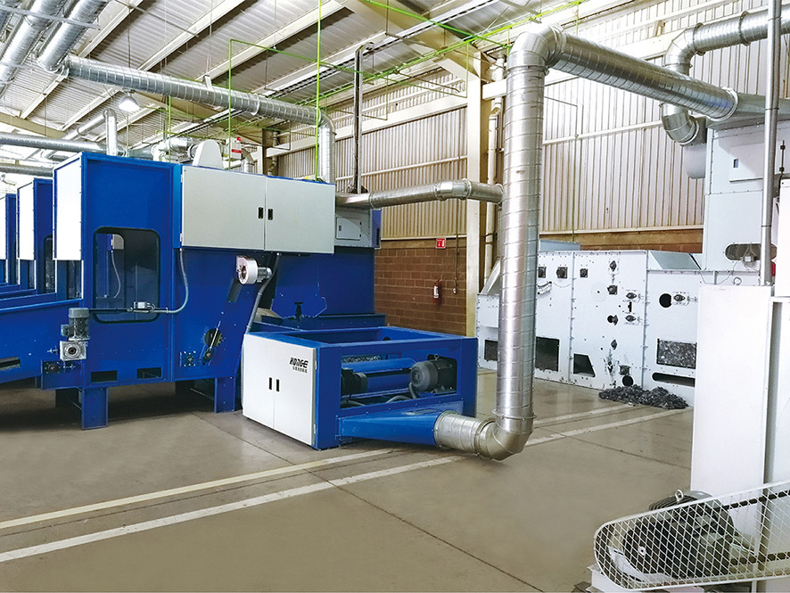 Línea de producción de geotextil de PP de costura aguja perforando máquina no tejida totalmente automática